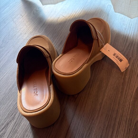 Joe Fresh Brown Chunky Heel Sandals - Picture 3 of 3